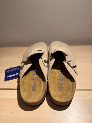 Birkenstock Boston Camoscio Beige 41