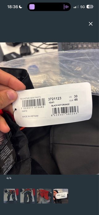 Pantalon alpinestar 30/40