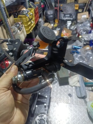 Freno de pulgar para moto/pit bike