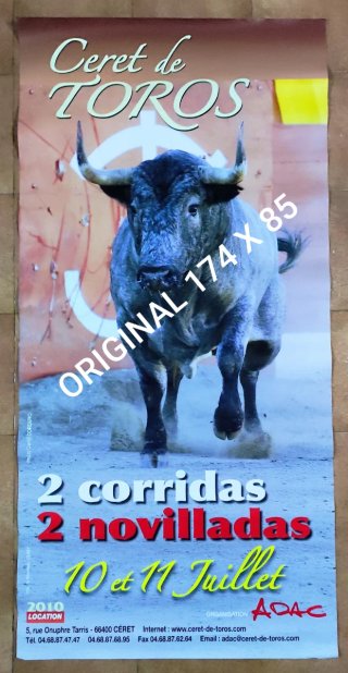 CARTEL GRANDE CERET DE TOROS
