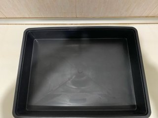 Bandeja Plástico Negra Multiusos