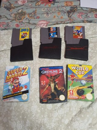 Lotto Giochi NES: Super Mario 1, 2, 3, Gremlins 2