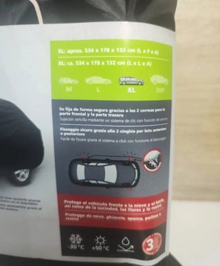 Funda Exterior Coche ULTIMATE Talla XL