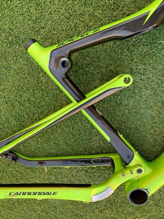 Cuadro Bicicleta Cannondale Verde
