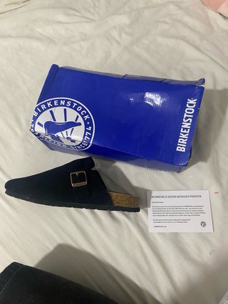 Birkenstock Boston Soft Footbed Talla 46 Negro