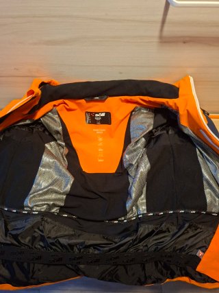 Chaqueta Soll Typhon II Naranja/Azul