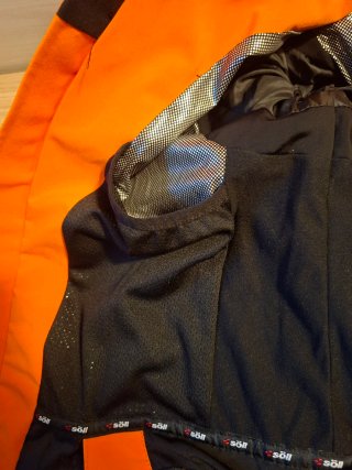 Chaqueta Soll Typhon II Naranja/Azul