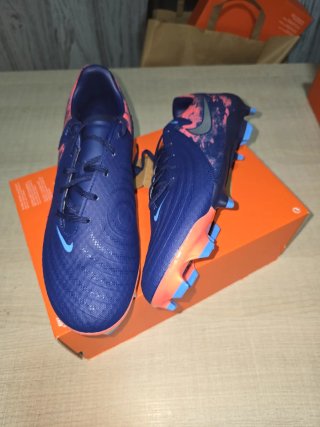 Bota Nike Phantom GX II Academy FG Azul/Rosa