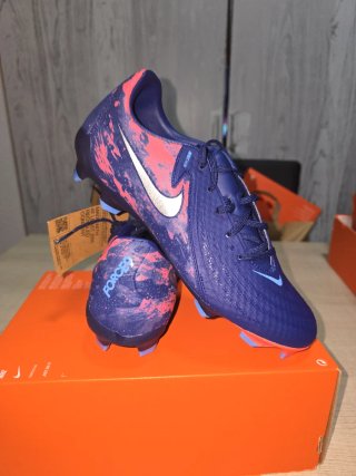 Bota Nike Phantom GX II Academy FG Azul/Rosa