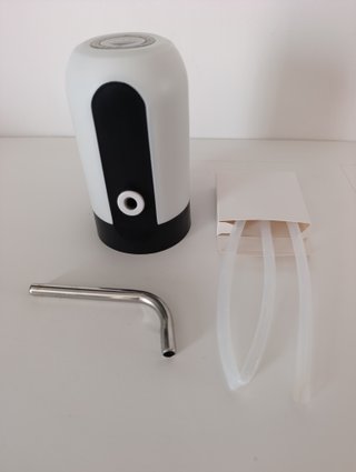 Dispensador agua eléctrico blanco