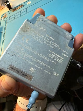 Mini Disc Sharp MD-MT88 para reparar