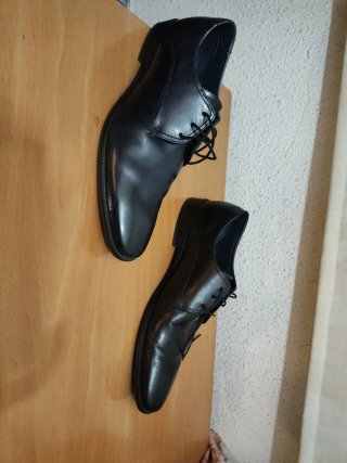 Zapatos de vestir negros hombre