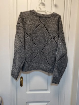 Jersey Only gris lentejuelas talla xs