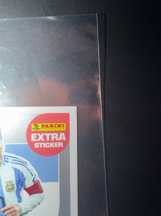 Extra sticker mundial 2026 Leo Messi plata