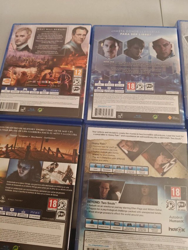 Lote 7 Giochi PS4 narrativi