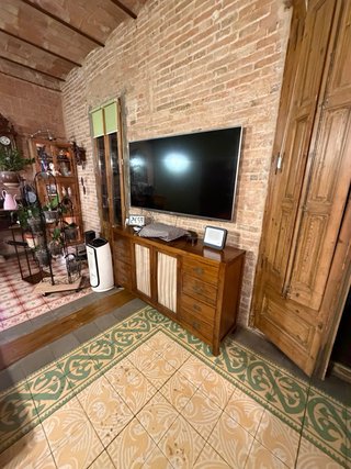 Mueble TV/Aparador Madera Maciza 150cm