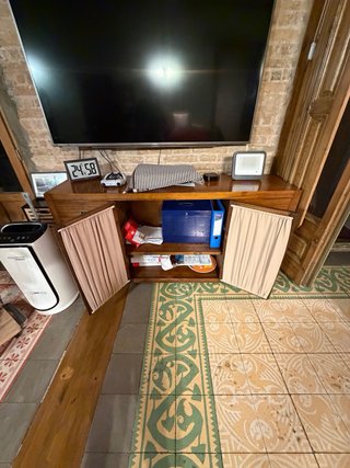 Mueble TV/Aparador Madera Maciza 150cm