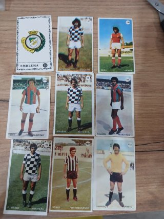 9 Cromos Futebol Época 1977-1978 3,5 euros cada