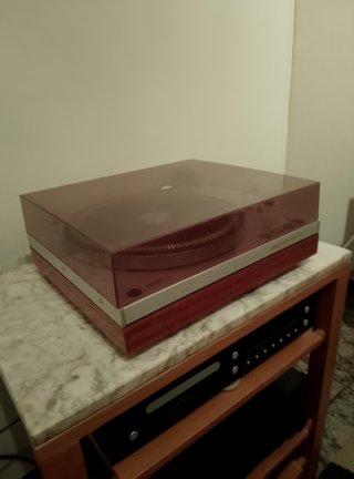 Giradiscos Philips GA 212 Argento/Marrone