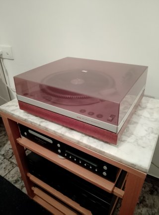 Giradiscos Philips GA 212 Argento/Marrone