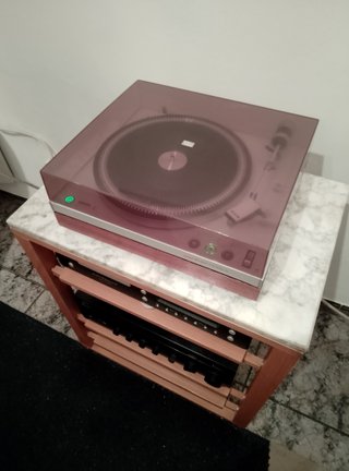 Giradiscos Philips GA 212 Argento/Marrone