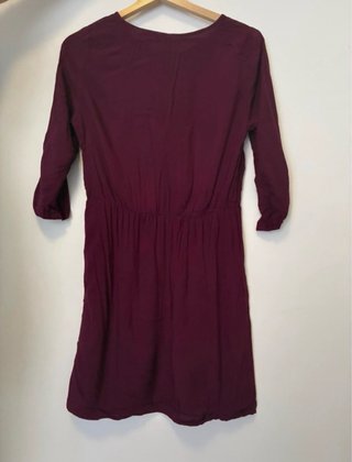 Vestito H&M Divided bordeaux taglia 38