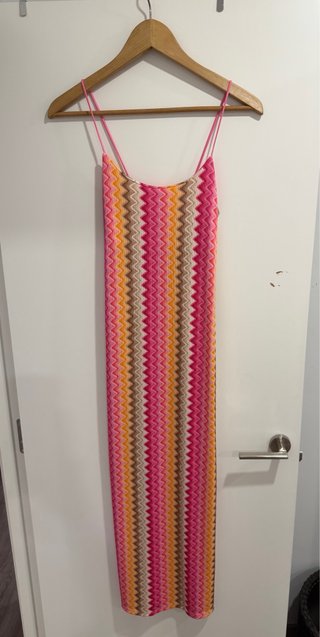 Vestido Verano Licra Zigzag Talla Única