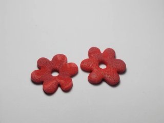 Pendientes circulares morados