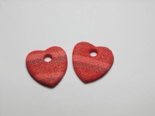 Pendientes circulares morados
