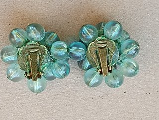 Pendientes vintage de clip