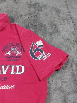 Polo Camp David Rojo Talla M