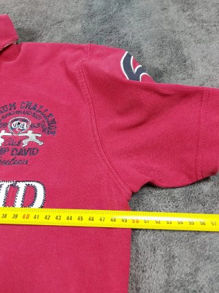 Polo Camp David Rojo Talla M