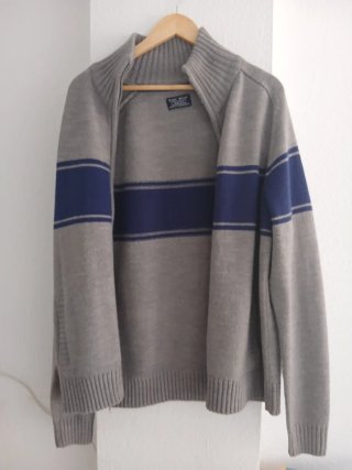 Chaqueta EASY WEAR rayas azul Talla M