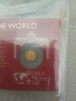 Moneda Oro Ruanda 10 FRW 2019 World Money Fair