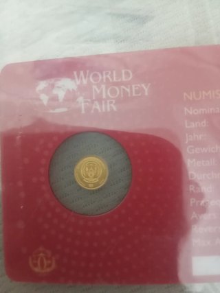 Moneda Oro Ruanda 10 FRW 2019 World Money Fair