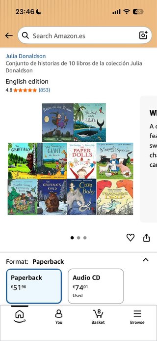 The Gruffalo/Julia Donaldson 9 libros