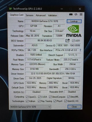 PC Gaming i7-7700K GTX 1070 16GB RAM