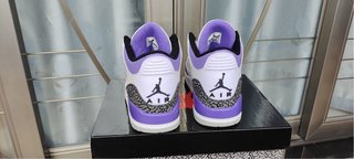 Nike Air Jordan 3 Retro White/Purple – NUEVAS