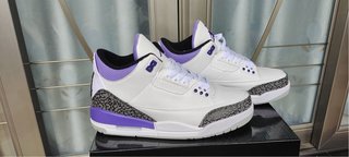 Nike Air Jordan 3 Retro White/Purple – NUEVAS