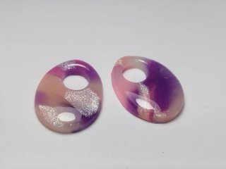 Pendientes florales multicolor