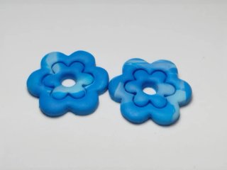 Pendientes florales multicolor