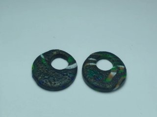 Pendientes florales multicolor