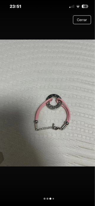 Pulsera Loewe Aro Rosa y Plata