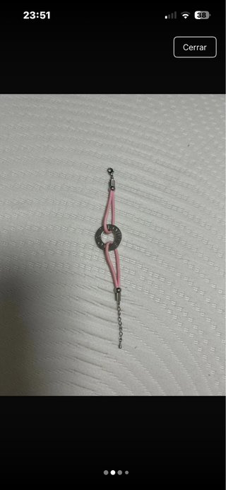 Pulsera Loewe Aro Rosa y Plata