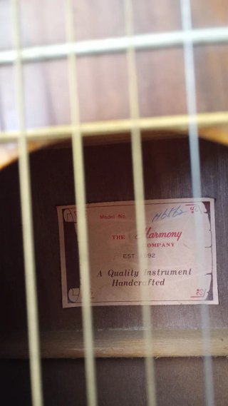 Guitarra Harmony Sovereign H6562 Negra