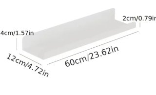 Estante metálico blanco