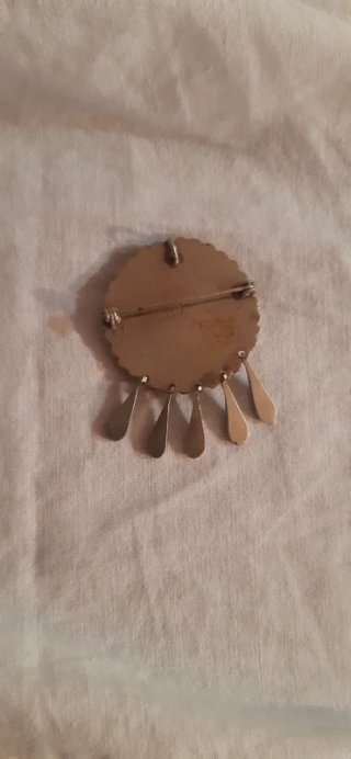 Collana Scarabeo e Spilla Alpaca Messico