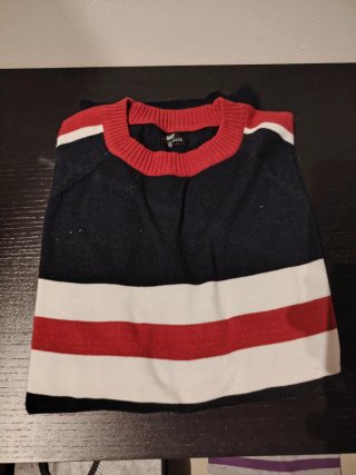 Jersey  Talla XL Rayas Rojo Blanco