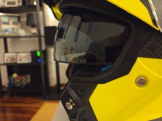 Casco Modular MT Amarillo Talla M
