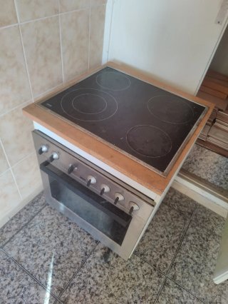 Cocina Vitrocerámica con Horno